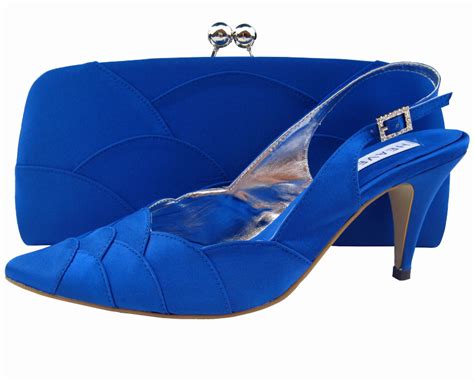 ladies blue occasion shoes.